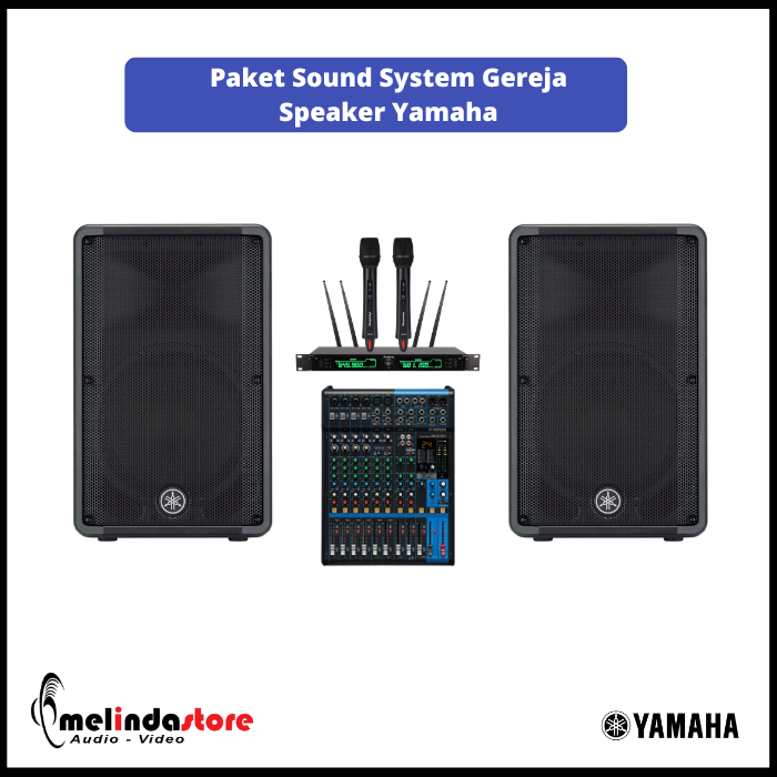 Paket Sound System Gereja Speaker Yamaha DBR12 - 2 Speaker